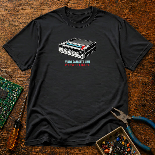 Video Cassette Unit Retro Tech T-Shirt