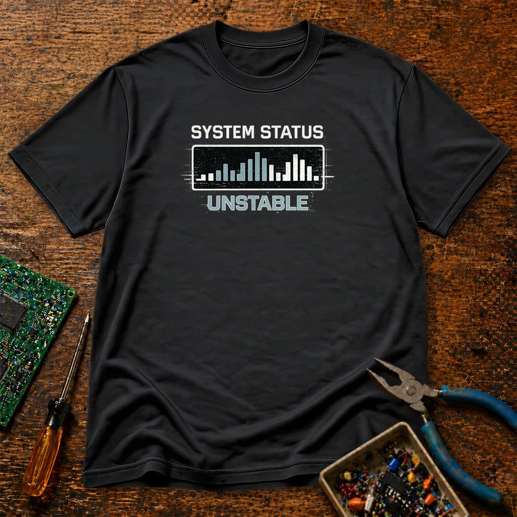 System Status Unstable Retro Tech T-Shirt