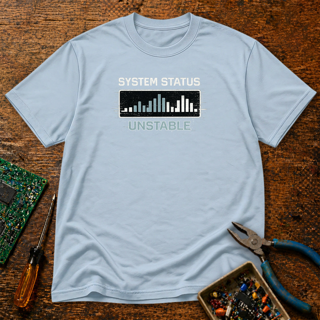 System Status Unstable Retro Tech T-Shirt