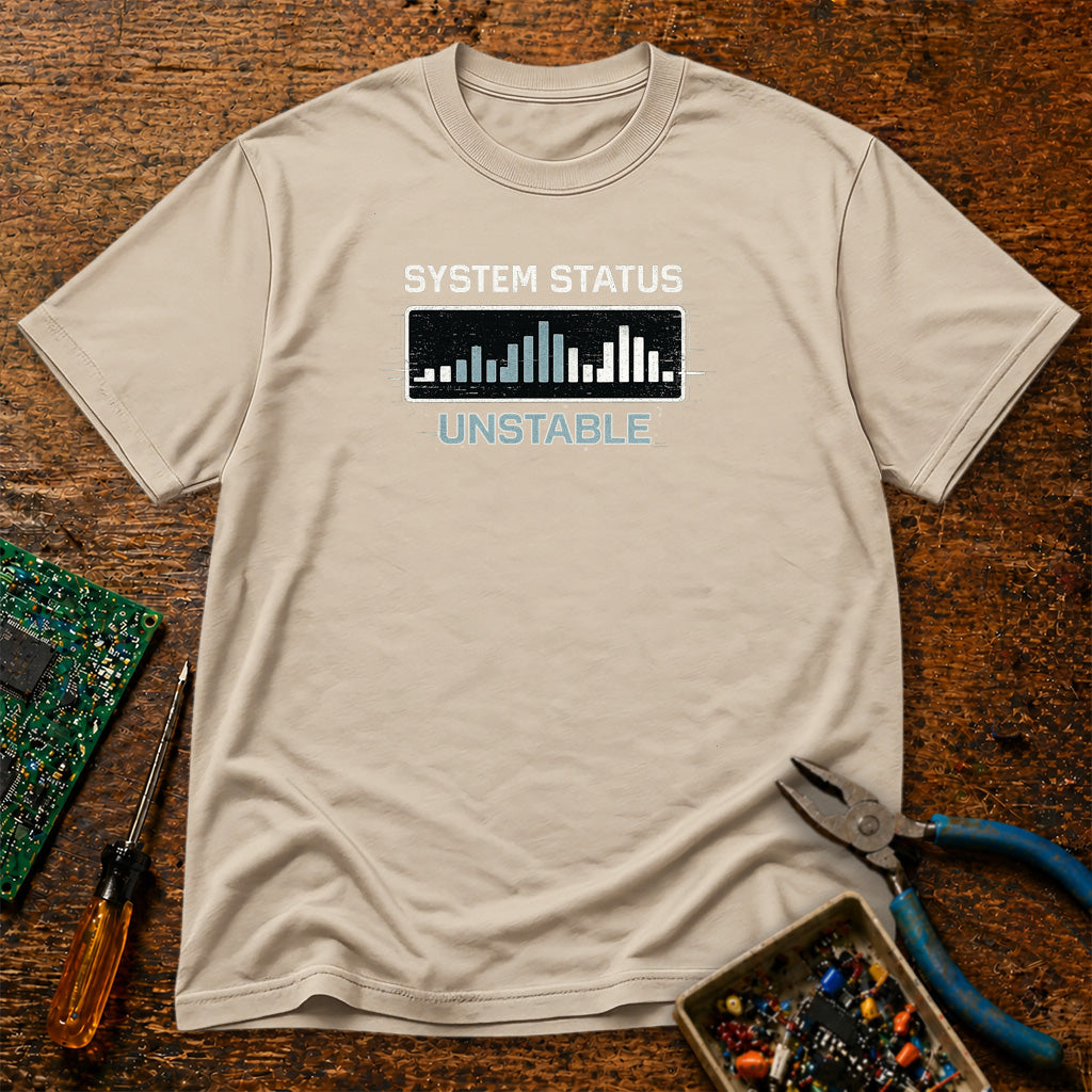 System Status Unstable Retro Tech T-Shirt