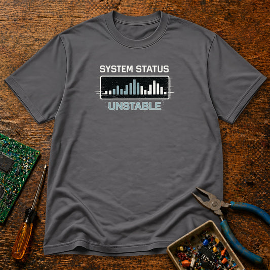 System Status Unstable Retro Tech T-Shirt