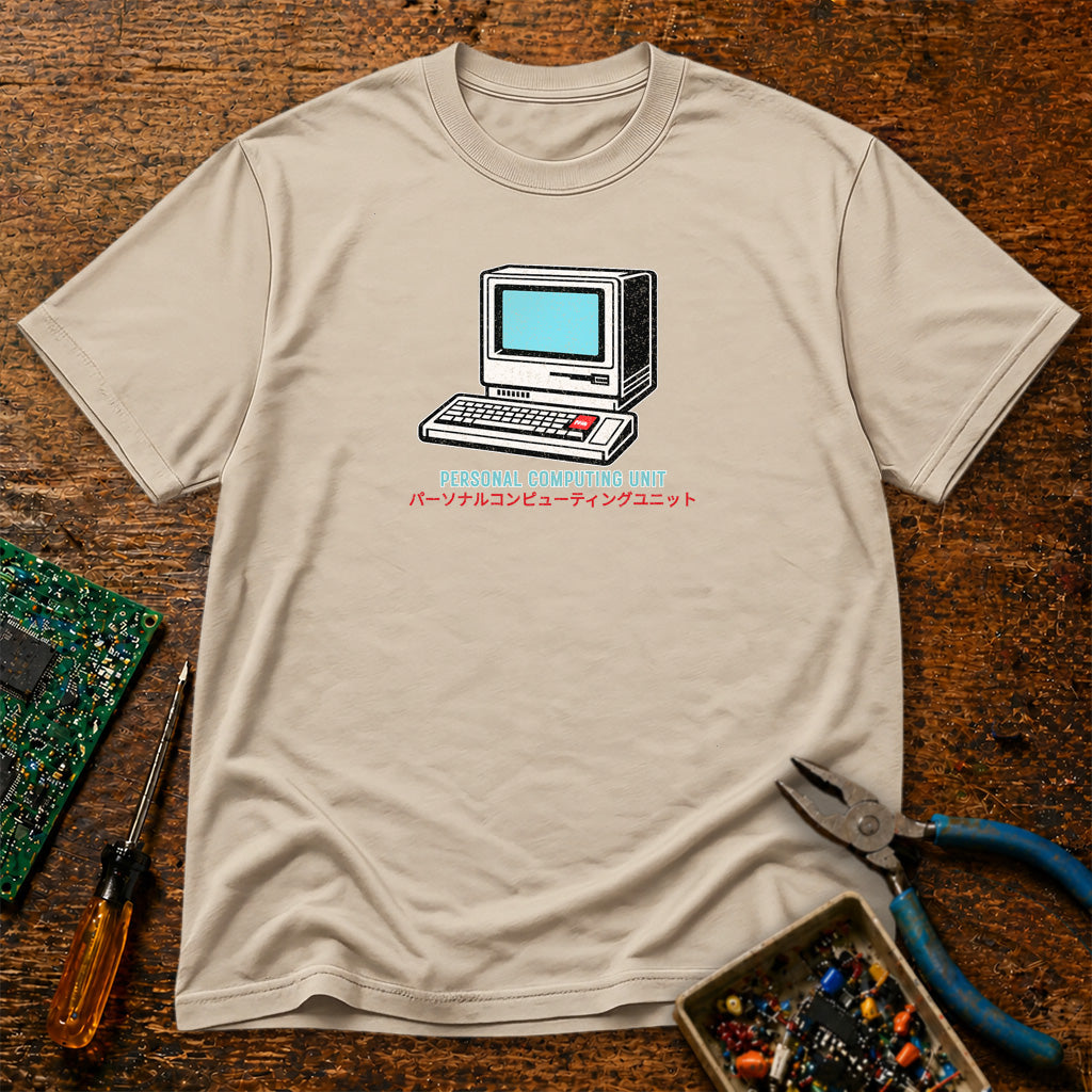 Personal Computing Unit Retro Tech T-Shirt