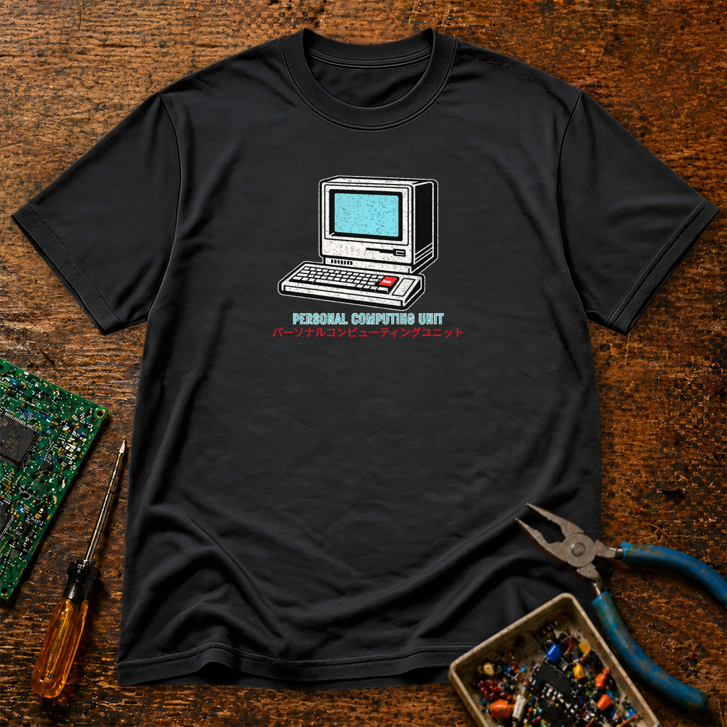 Personal Computing Unit Retro Tech T-Shirt