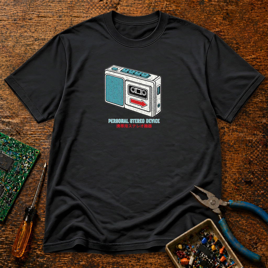 Personal Stereo Device Retro Tech T-Shirt