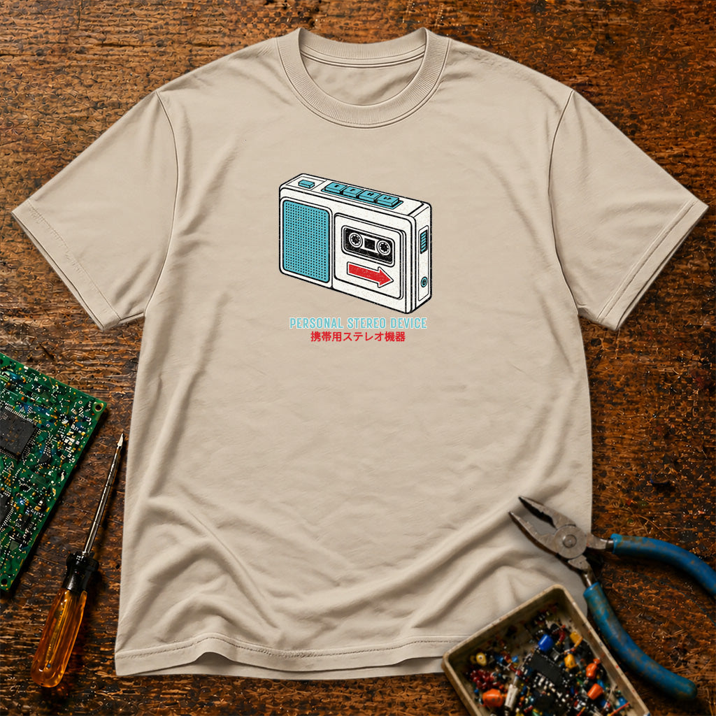 Personal Stereo Device Retro Tech T-Shirt