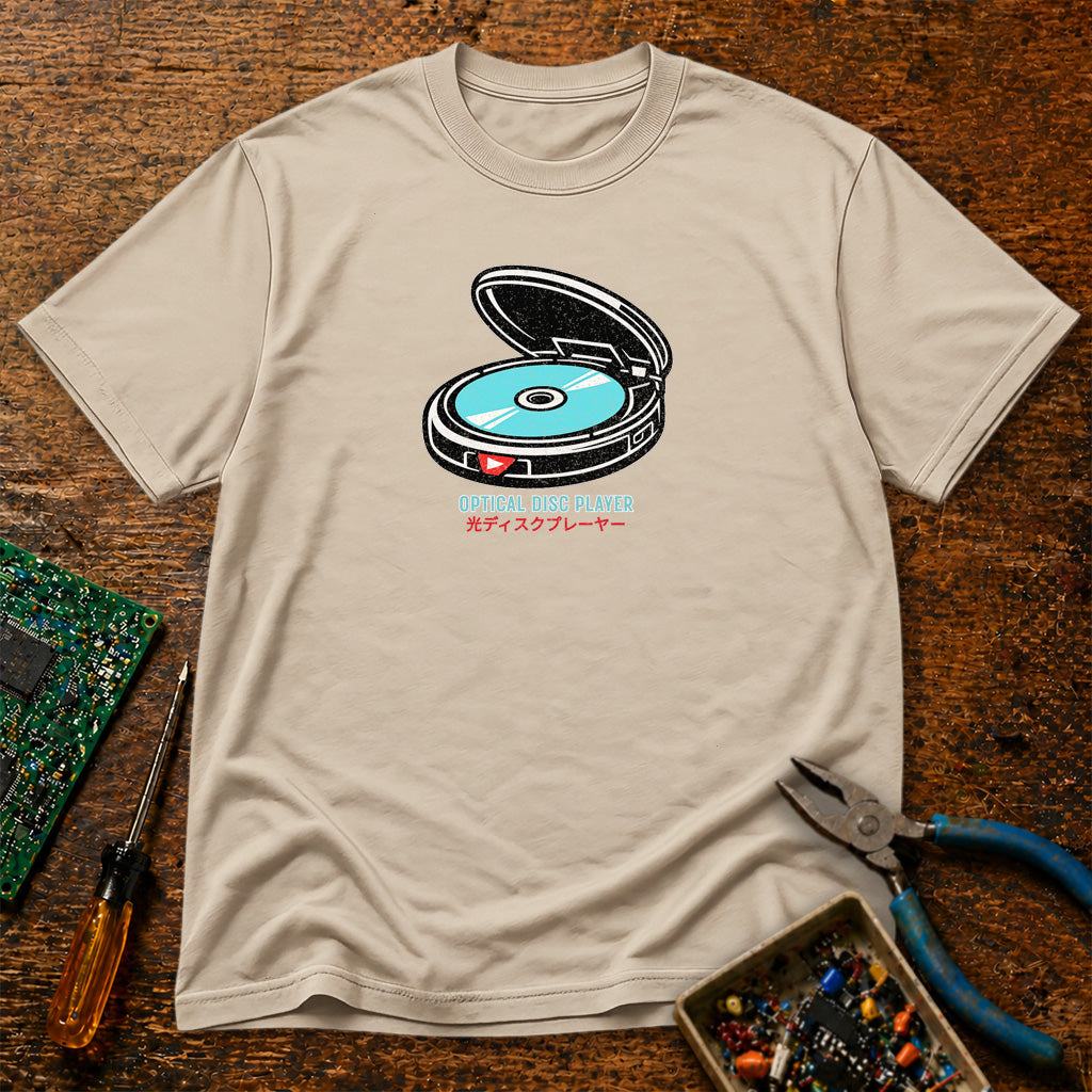 Optical Data Player Retro Tech T-Shirt