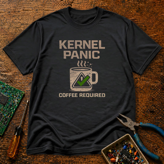 Kernel Panic Retro Tech T-Shirt