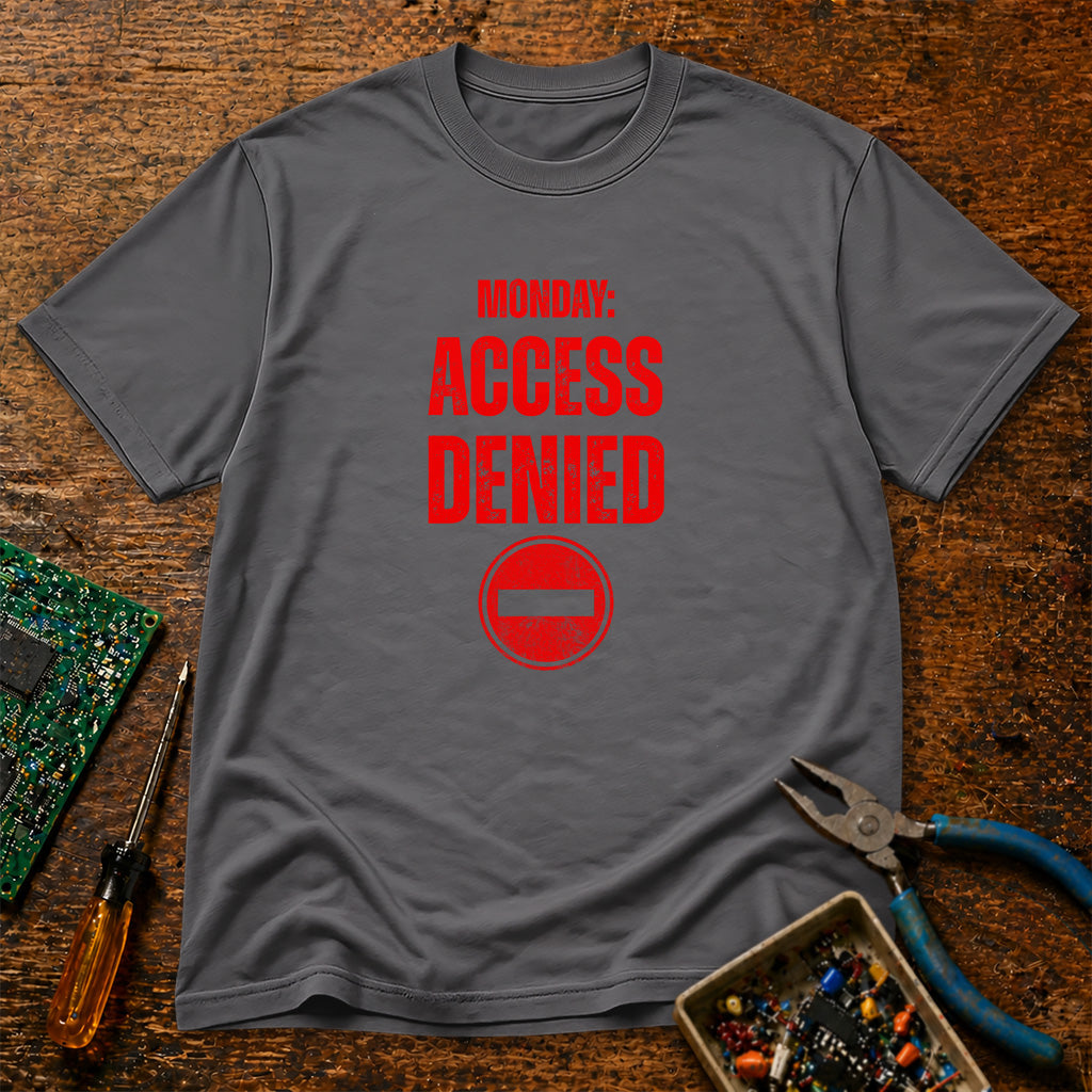 Monday - Access Denied Retro Tech T-Shirt