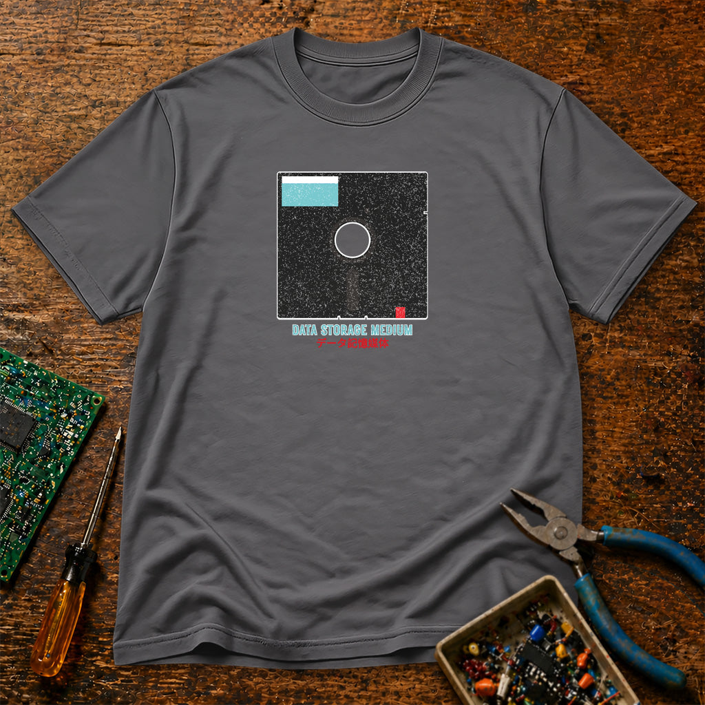 Data Storage Medium Retro Tech T-Shirt