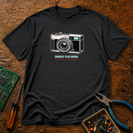 Compact Film Camera Retro Tech T-Shirt