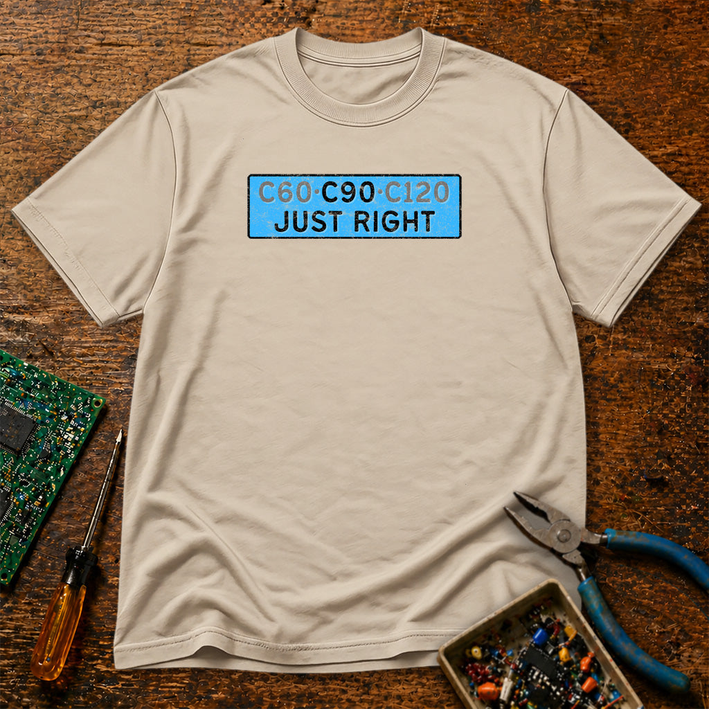 C90 Just Right Retro Tech T-Shirt