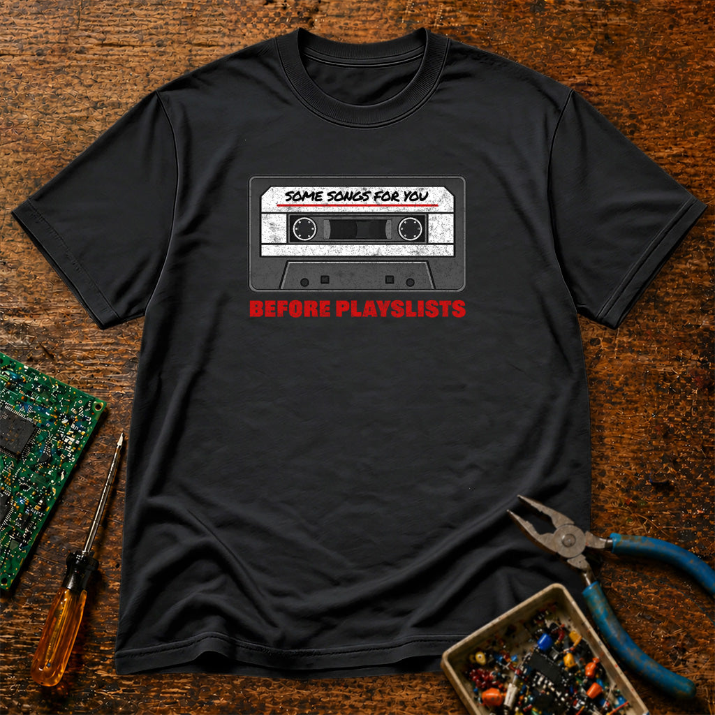 Before Playlists Retro Tech T-Shirt