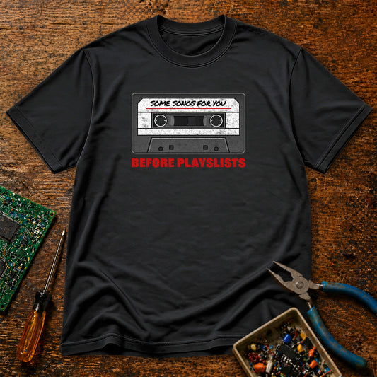 Before Playlists Retro Tech T-Shirt