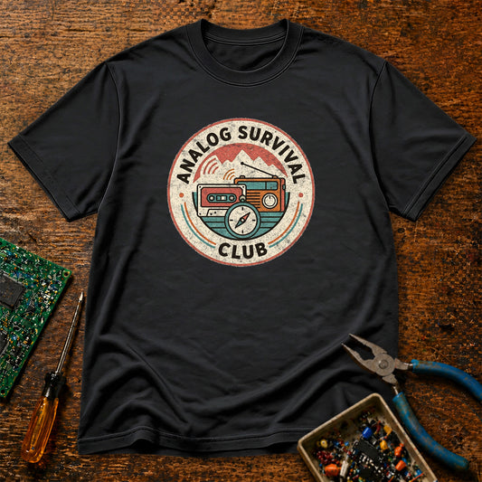 Analog Survival Club Retro Tech T-Shirt