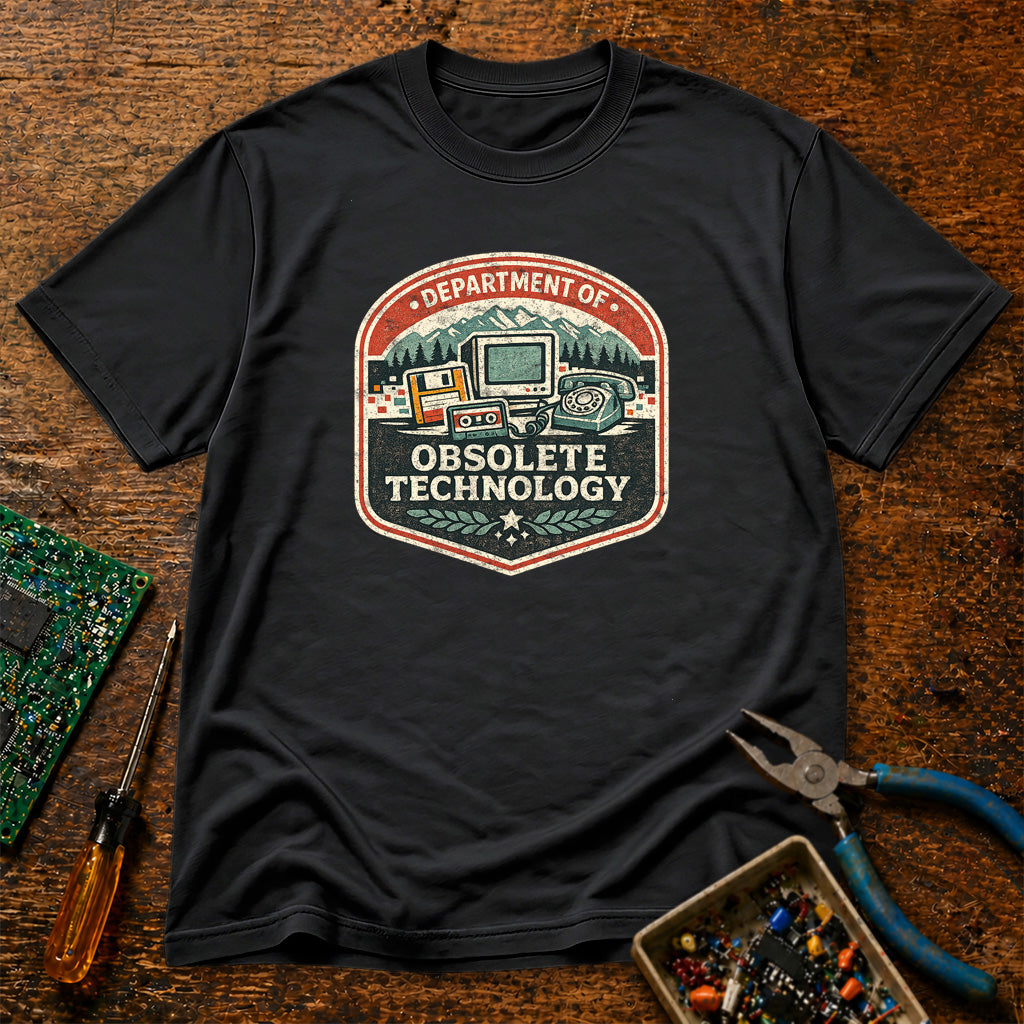 Department of Obsolete Technology Retro Tech T-Shirt