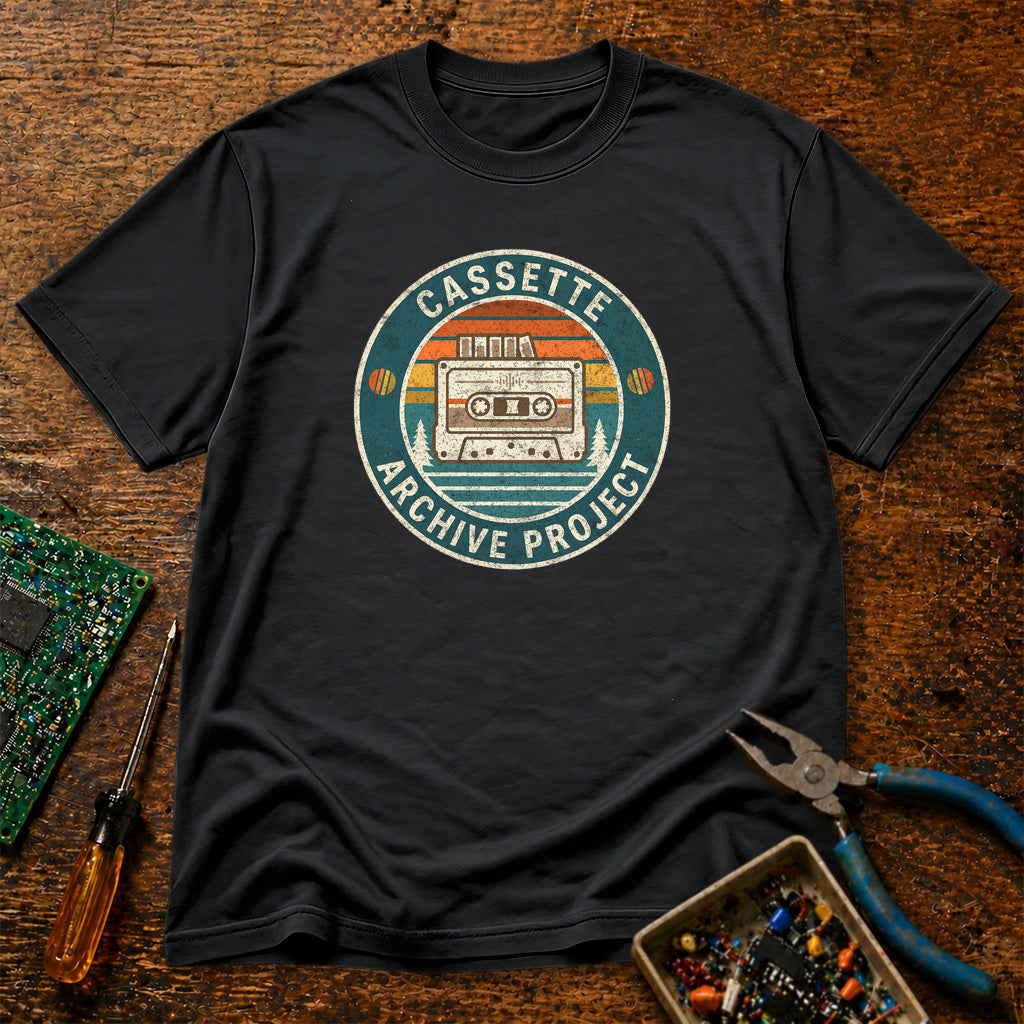 Cassette Archive Project Retro Tech T-Shirt