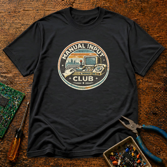 Manual Input Club Retro Tech T-Shirt