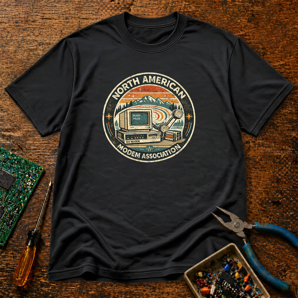 North American Modem Association Retro Tech T-Shirt