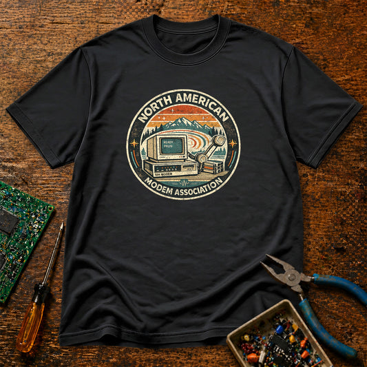 North American Modem Association Retro Tech T-Shirt