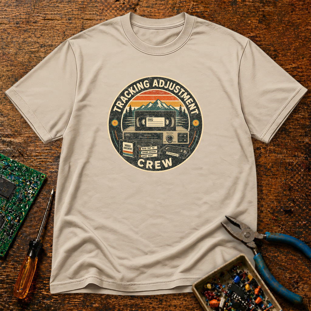 Tracking Adjustment Crew Retro Tech T-Shirt
