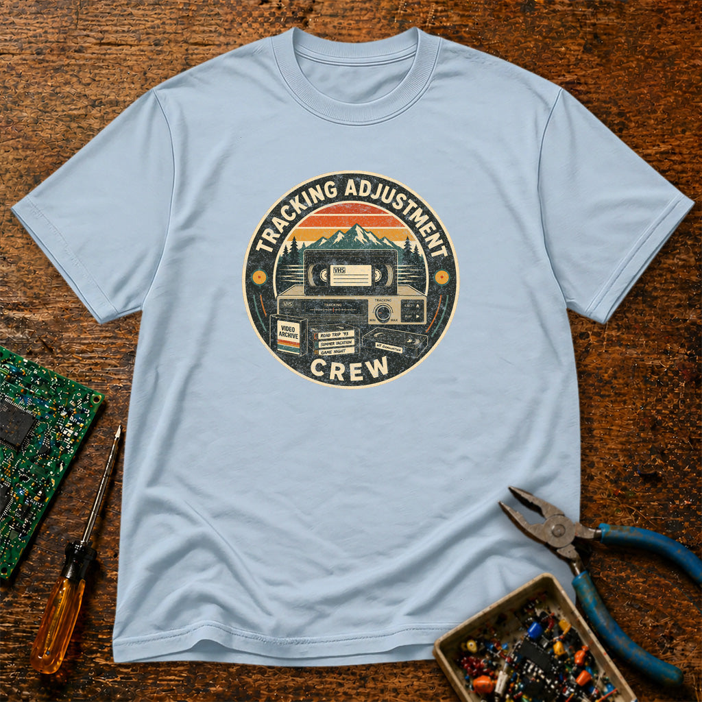 Tracking Adjustment Crew Retro Tech T-Shirt