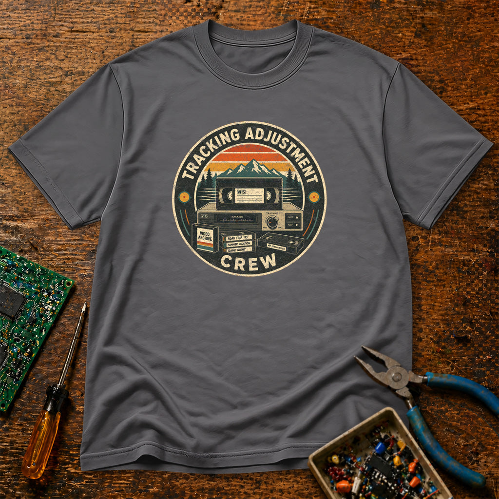 Tracking Adjustment Crew Retro Tech T-Shirt