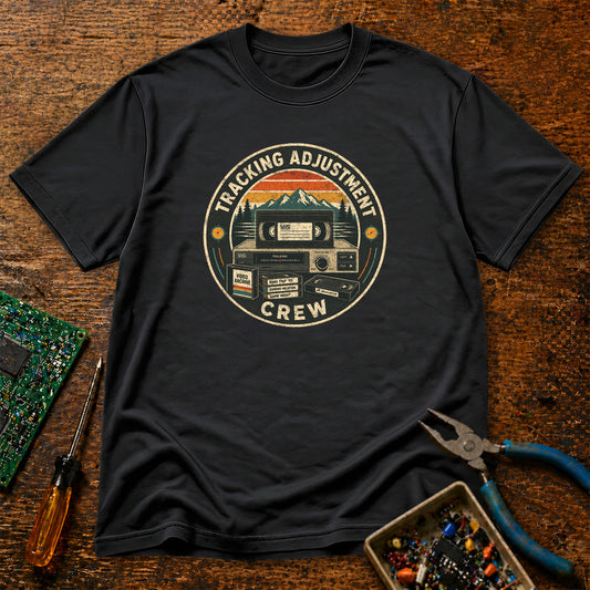 Tracking Adjustment Crew Retro Tech T-Shirt