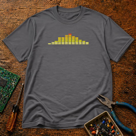 Audio EQ Mixed Colors Retro T-Shirt