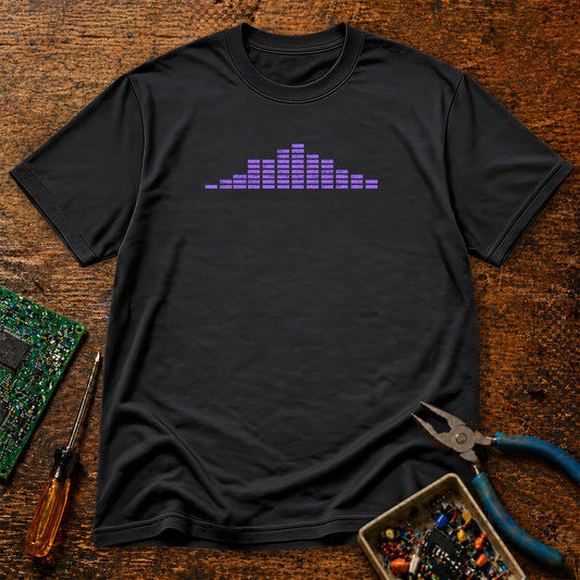 Audio EQ Purple Retro T-Shirt