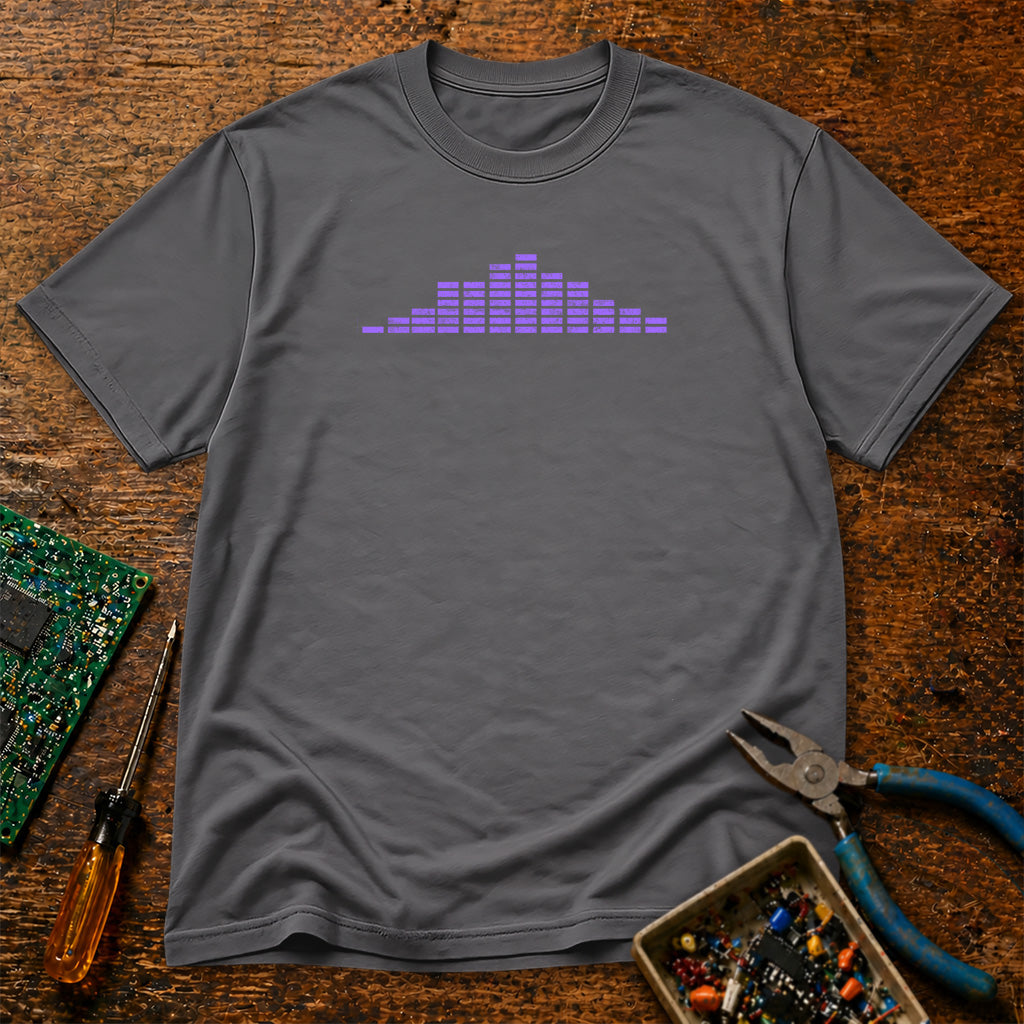 Audio EQ Purple Retro T-Shirt