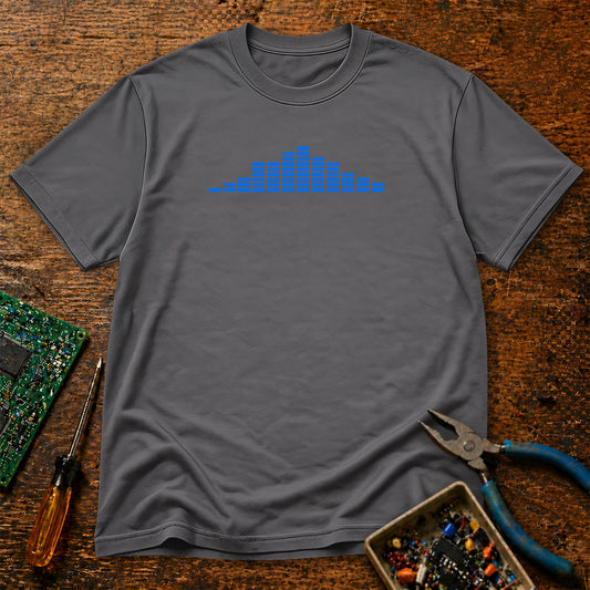 Audio EQ Blue Retro T-Shirt
