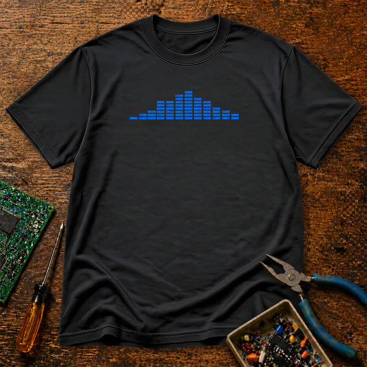 Audio EQ Blue Retro T-Shirt