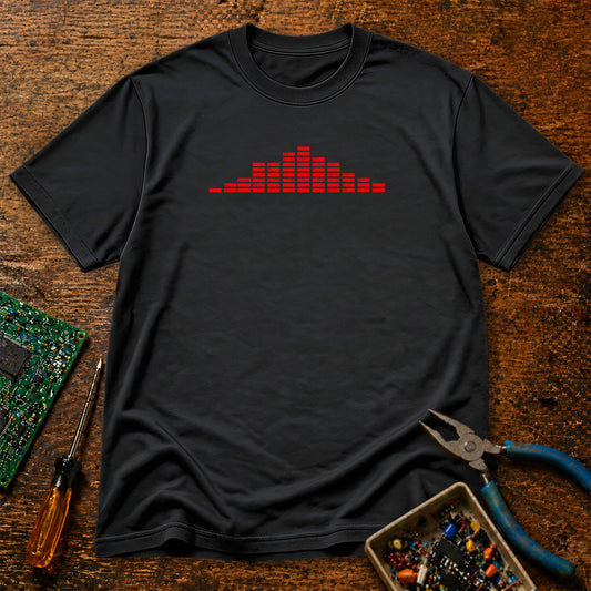 Audio EQ Red Retro T-Shirt