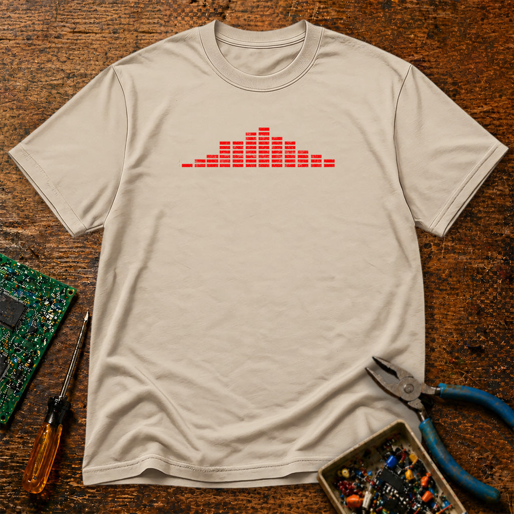 Audio EQ Red Retro T-Shirt