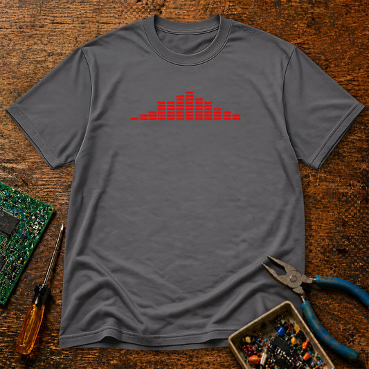 Audio EQ Red Retro T-Shirt