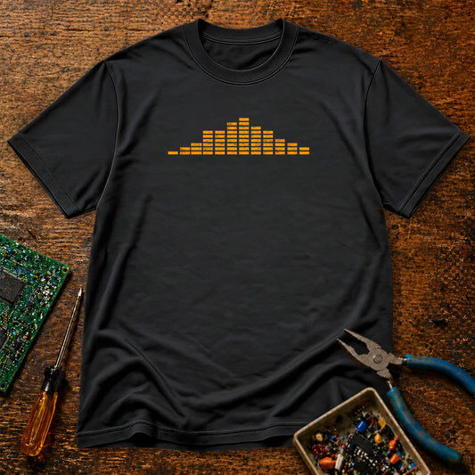 Audio EQ Orange Retro T-Shirt