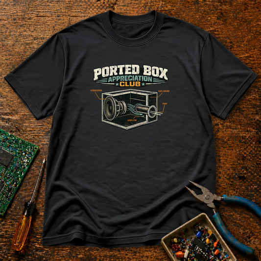 Ported Box Appreciation Club Retro Audio T-Shirt