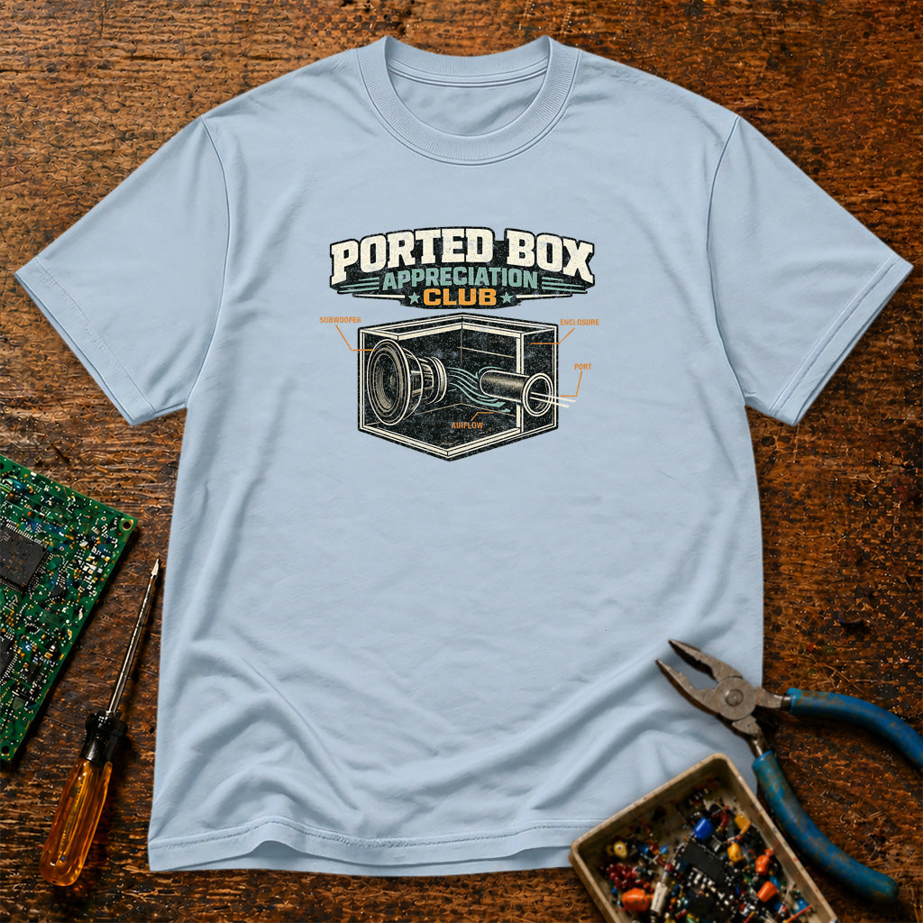 Ported Box Appreciation Club Retro Audio T-Shirt