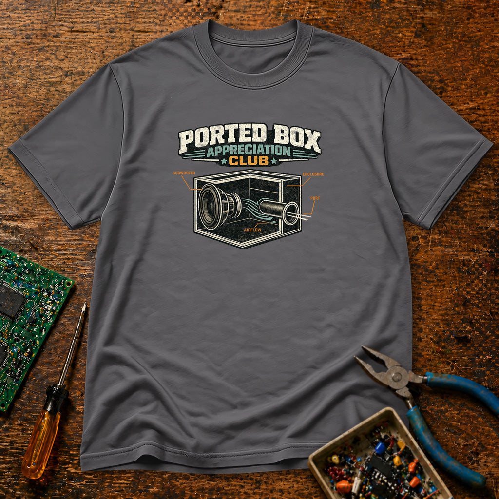 Ported Box Appreciation Club Retro Audio T-Shirt