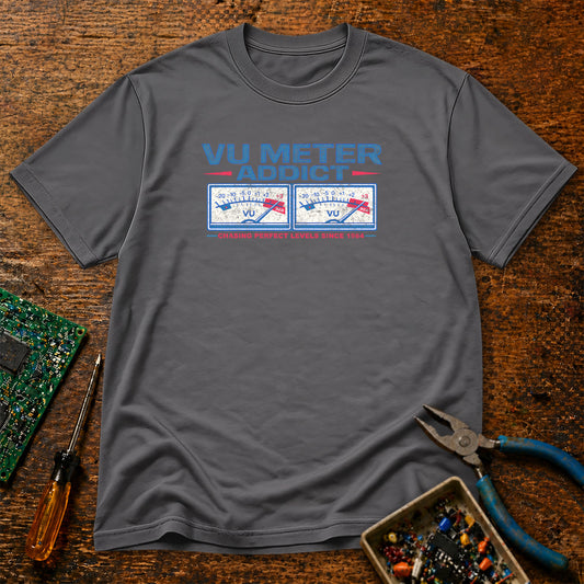 VU Meter Addict Retro Audio T-Shirt