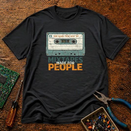 Mixtapes Made for People Retro Audio T-Shirt