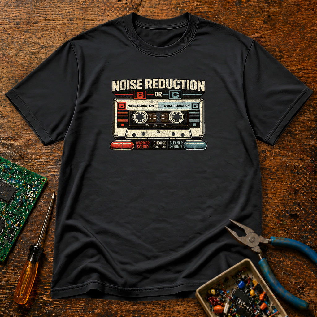 Noise Reduction B or C Retro Audio T-Shirt
