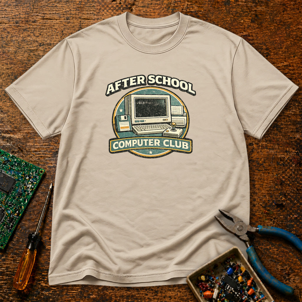 After School Computer Club Retro Tech T-Shirt