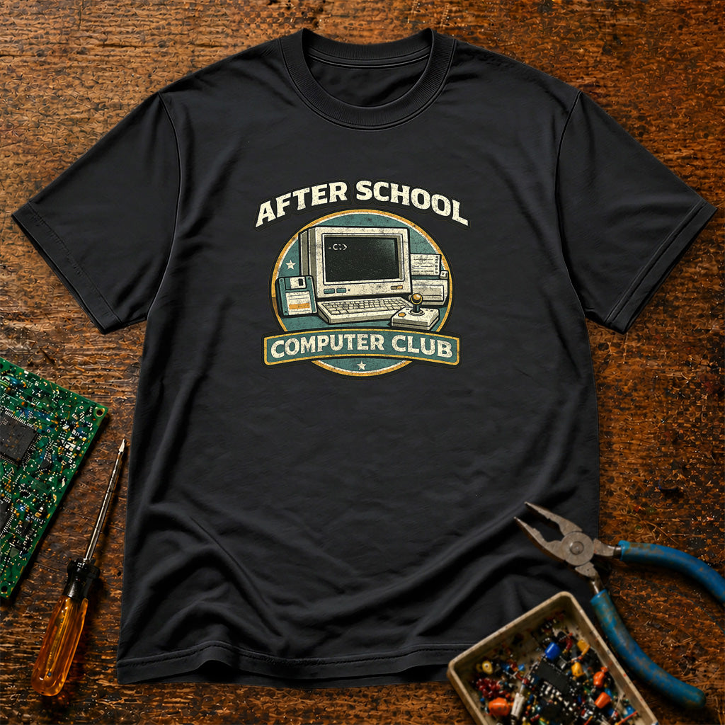 After School Computer Club Retro Tech T-Shirt