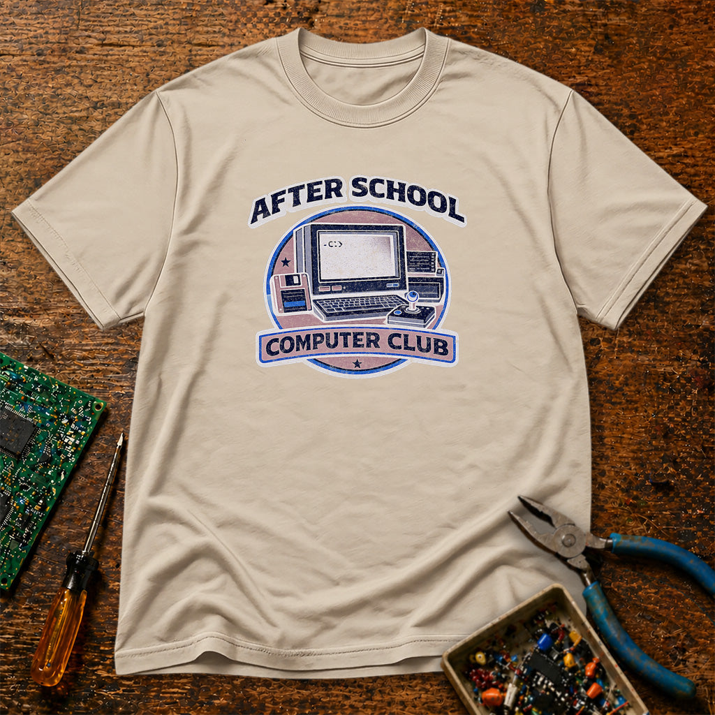 After School Computer Club Inverted Retro Tech T-Shirt