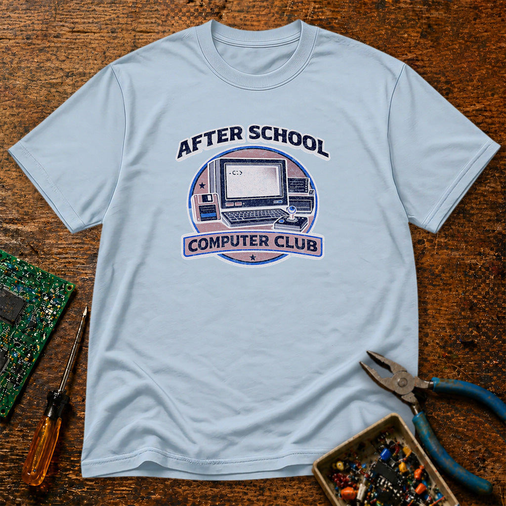 After School Computer Club Inverted Retro Tech T-Shirt