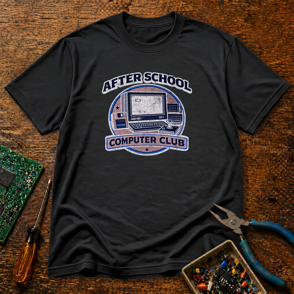 After School Computer Club Inverted Retro Tech T-Shirt