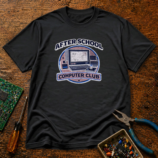 After School Computer Club Inverted Retro Tech T-Shirt