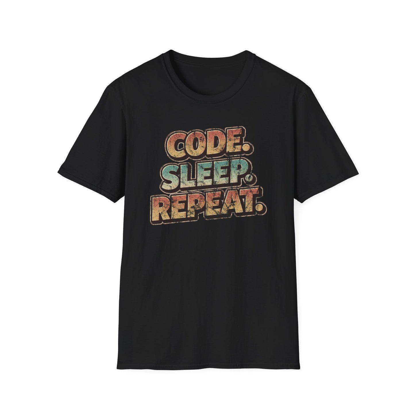 Code Sleep Repeat Retro T-Shirt