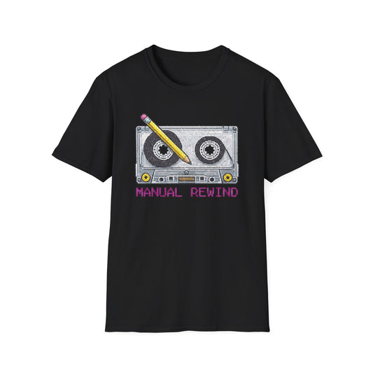 Manual Rewind Retro T-Shirt